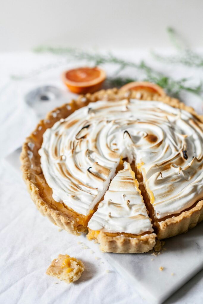 Close-up of tarte tatin