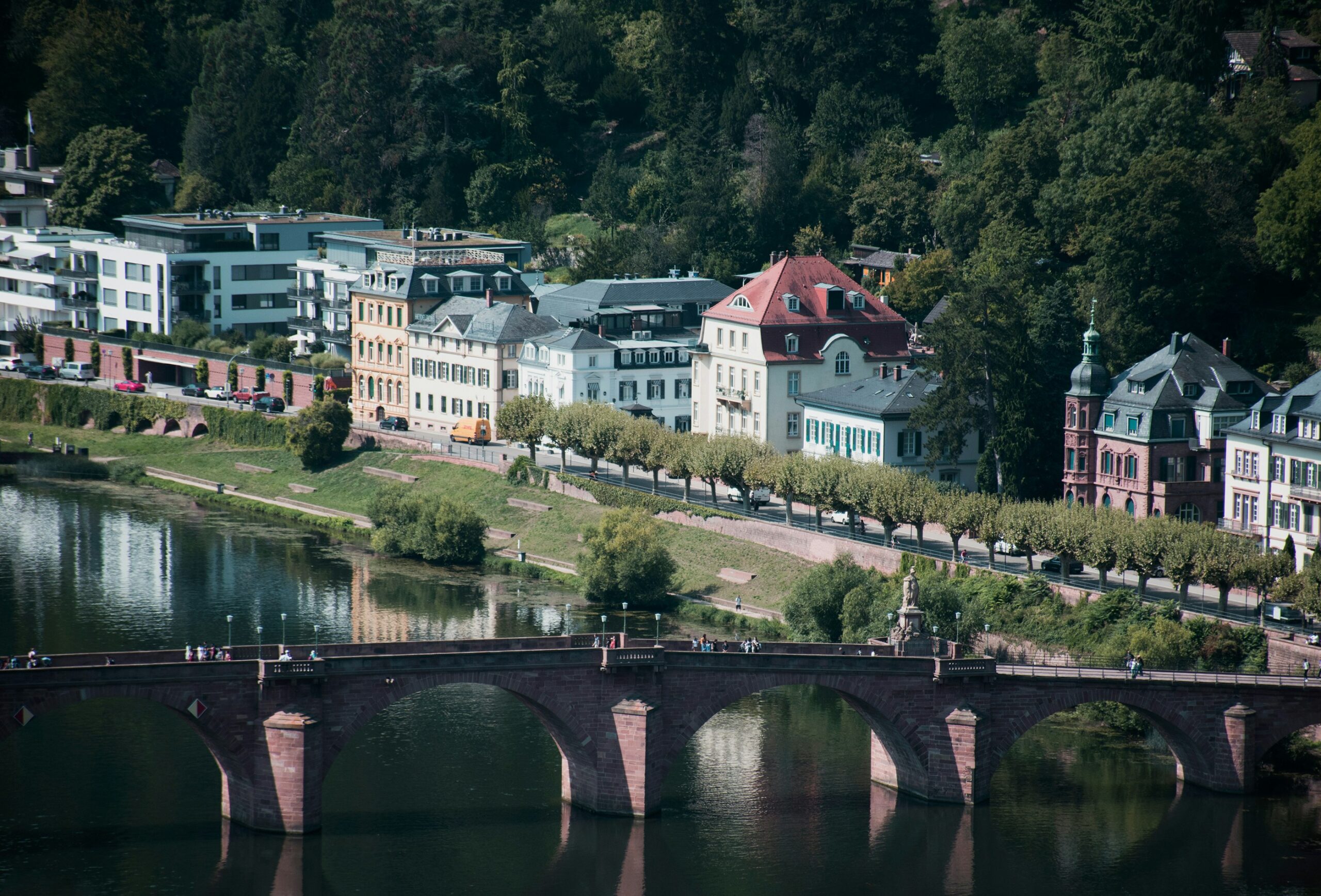 View of Heidelberg Castle from above