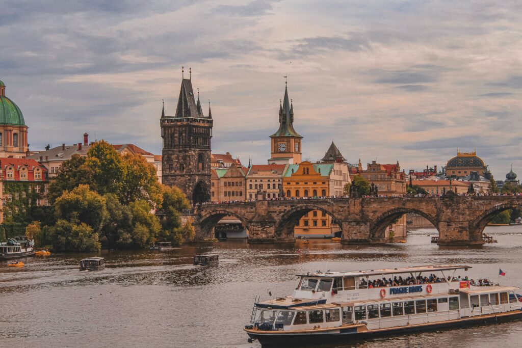 View of old city of Prag